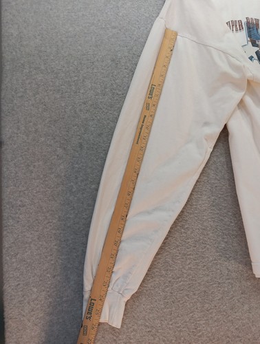 VTG 2004 Super Bowl XXXVIII (38) Shirt Size XL White Long Sleeve Graphic Print - Picture 7 of 14