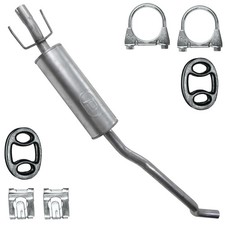 Mitteltopf Auspuff für Opel Corsa 2 II B Tigra 1 I 1.2 1.4 1.5 D 1.6 1.7 D