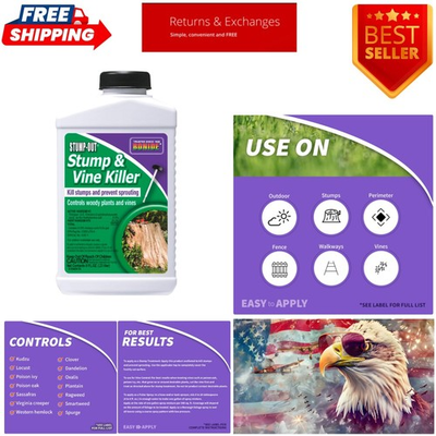 #ad #ad Stump Out Stump amp; Vine Killer 8 oz Concentrate with Applicator Fast Acting ... $19.52