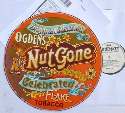 12'' vinyl Small Faces : Ogdens nut gone flake  SIGNED by Kenney Jones   LOOK !