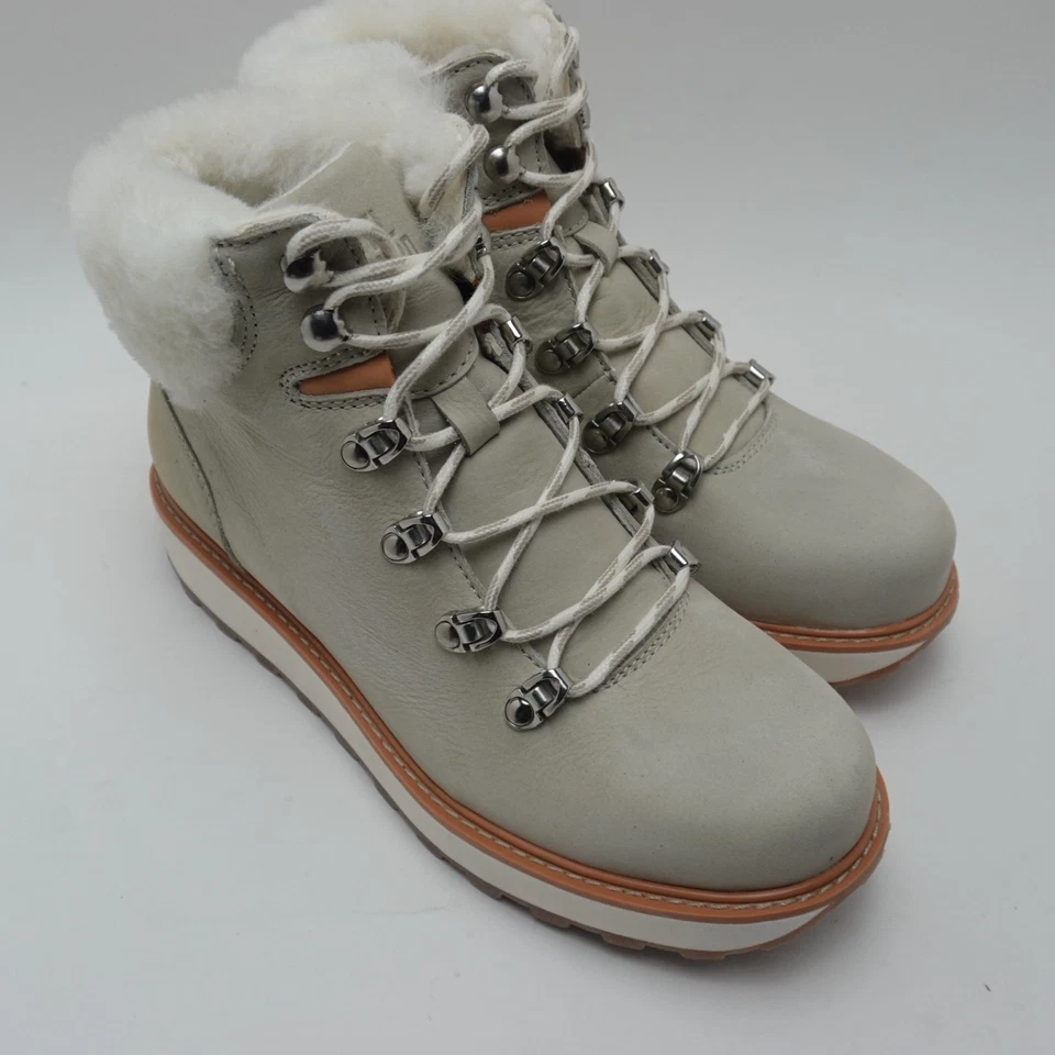 Samuel Hubbard Botas Mujer 6 M 'Shear Alpine' Piel de Oveja Forradas Cuero Blanco Foto 2 de 4