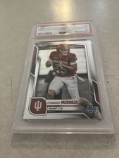 2025 1st Bowman Chrome Fernando Mendoza Gem Mint 10 1st Pick Raiders Prospect