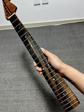 Stainless 5piece Ebony 22Fret satin Roasting flame Maple Electric guitar Neck