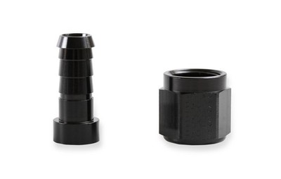 Earls Performance AT700106ERL Auto-Crimp Hose End Straight Size 6 - Black