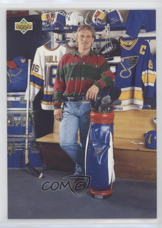 1992-93 Upper Deck Profiles Brett Hull #620 HOF 0g7