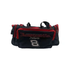 Dale Earnhardt Jr Duffle Bag Nascar Authentic #8 Black Red Travel Embroidered