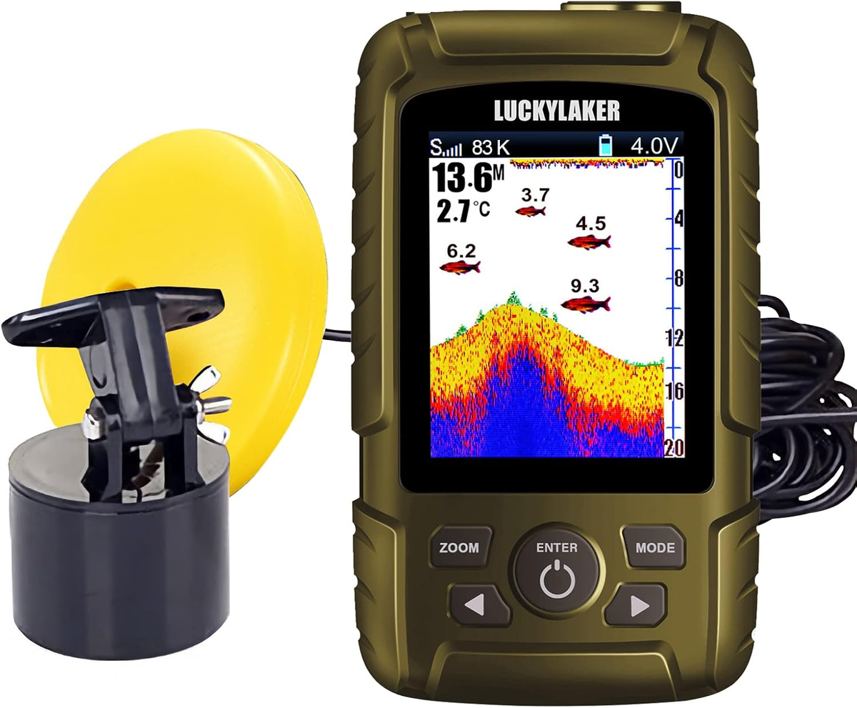 Portable Waterproof Wired Fish Finder with Depth Display for Boats and  Kayaks | eBay