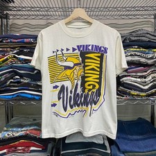Minnesota vikings graphic white color reprint unisex shirt  AN61979