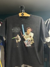 Star Wars Vintage Episode 1 Shirt Adult M, Qui-Gon, Obi-Wan, Darth Maul