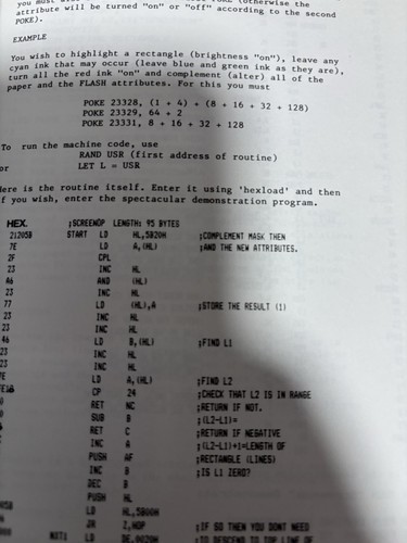 Supercharge Your Spectrum , Assembly Language Book , Sinclair , Webb - Picture 3 of 6