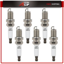6Pcs Iridium Spark Plugs For Audi A6 Quattro A7 Quattro A8 Quattro SQ5 S4 3.0L