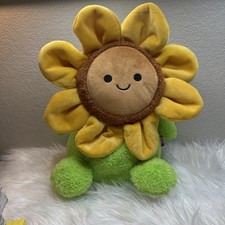 Sunny Sunflower Garden Bum Bumz Plush Kelly Toy 12" Yellow Stuffed Large Fast Sh