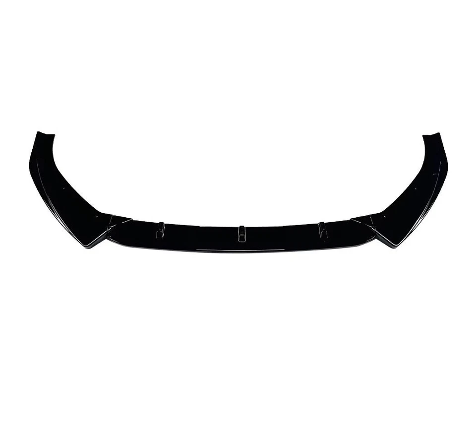 Kit de carrocería alerón divisor delantero negro brillante Audi A3 S3 S Line 8V 2017-2020 Foto 2 de 4