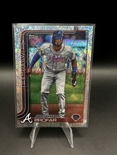 2025 Topps Series 2 Jurickson Profar #588 Sand Glitter Foil Parallel Braves
