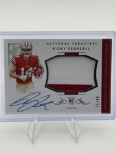 2024 Panini National Treasures Ricky Pearsall Rookie Patch Auto Crossover /99