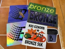 BRONZE 56K ASSORTED STICKER PACK (6 PC) BOBBY PULEO SUPREME PALACE HARDBODY LIMO