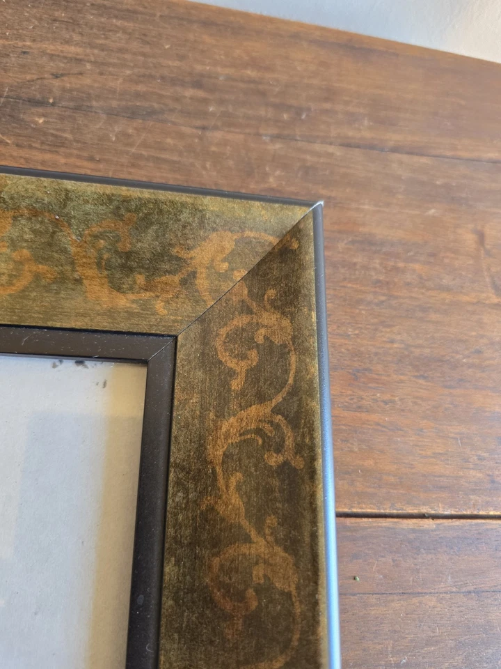 2 marcos de fotos colgantes negros dorados de cerámica para lobby talla 7-1/4x5-1/4" Foto 4 de 4