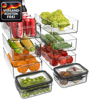 Stapelbarer KüHlschrank Organizer Set FüR KüChe Und Speisekammer