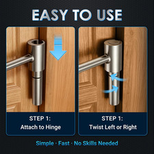 Hinges Gap Adjusting Wrench, Door Hinge Repair Tool, Upgraded Steel Double-en...