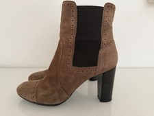 Tod's 💝Stiefelette Budapester 💝 Gr.  39,5  hellbraun Wildleder💝