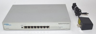Nortel Networks Baystack 70-8T, 8 Port Fast Ethernet Switch *Used* 206736-A