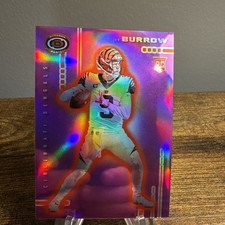 JOE BURROW 2020 CHRONICLES DYNAGON ROOKIE PURPLE RC /125  