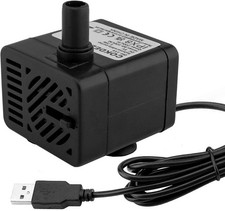 USB Mini Tauchpumpe 200L/H für Aquarium, Teich, Hydroponik