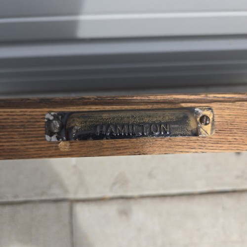 Cassetto per stampante tipografica Hamilton vintage con protezioni angolari in metallo - Foto 16 di 24