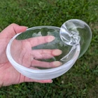 Steuben Art Glass Crystal Snail Bowl Over 5" Serving Dish