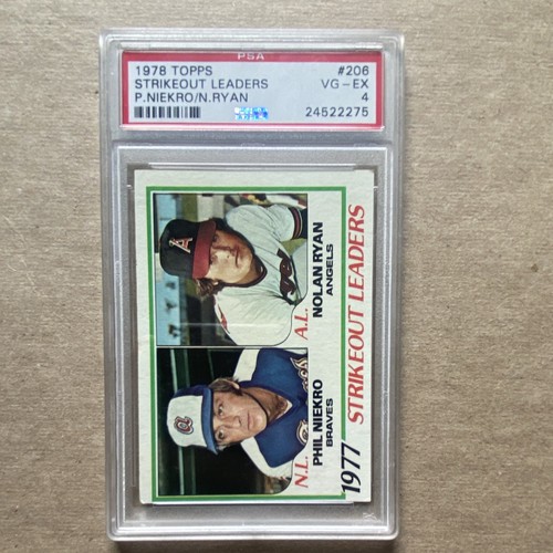 1978 1977 Strikeout Leaders #206