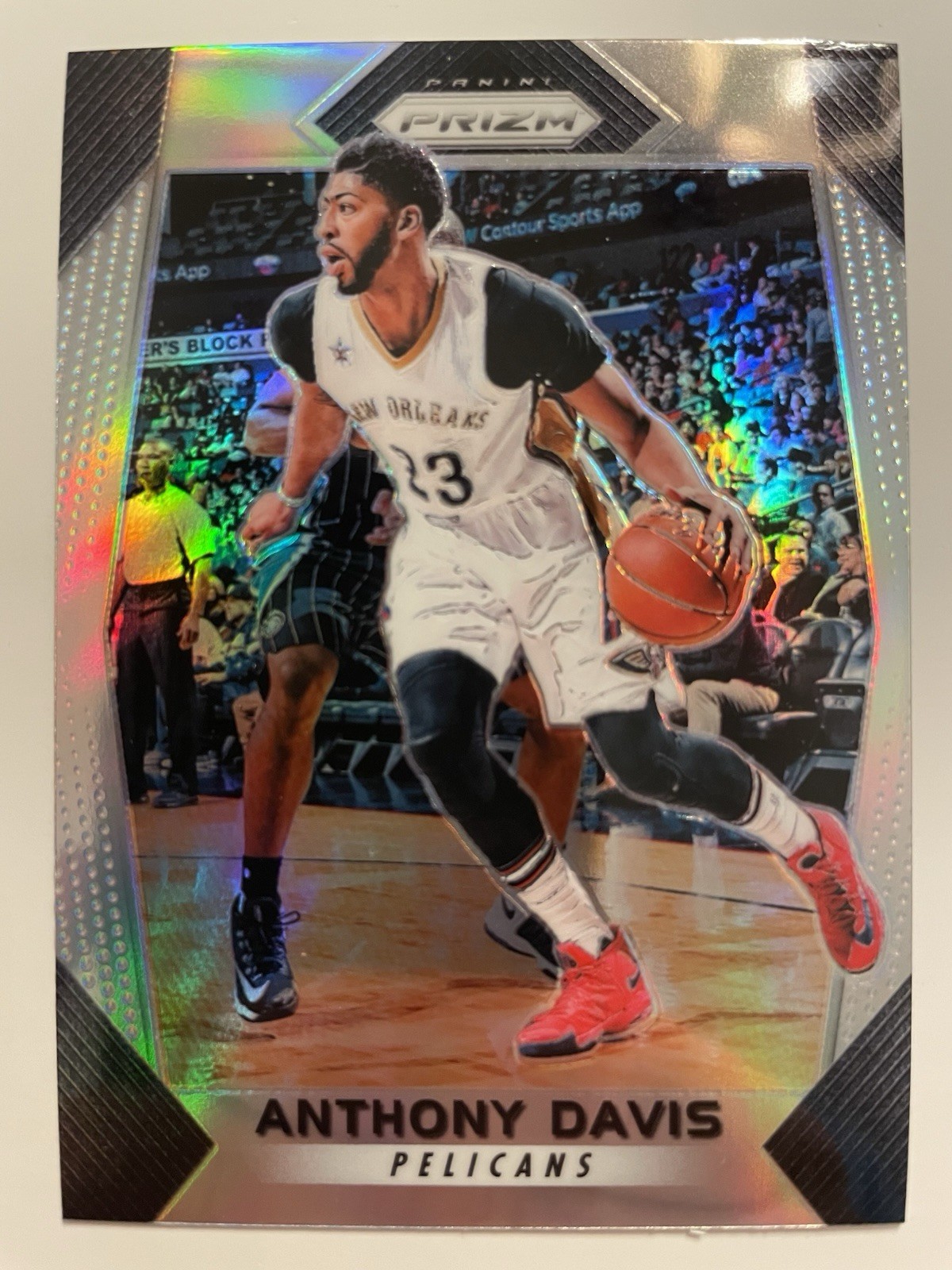 2017-18 Panini Prizm - Anthony Davis #121 Silver Prizm