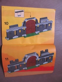 LEGO System 1990 Castle Knight's Stronghold 6059 Original Instructions Manual