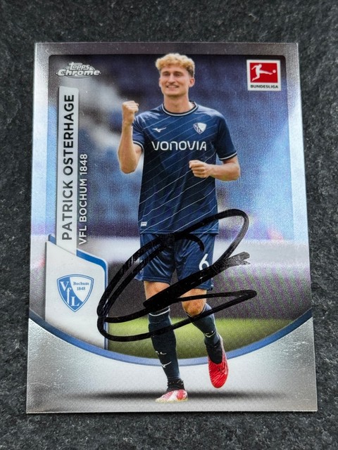 Patrick Osterhage - Topps Bundesliga Chrome 23/24 - Bochum Autogramm signiert