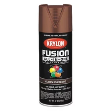 Krylon K02707007 Rust Preventative Spray Paint, Leather Brown, Gloss, Solvent,