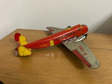 Marx US Mail Plane Tin Windup Vintage Toy A1-43