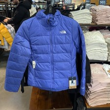 The North Face Women Minoqua Slim Insulated Puffer Jacket 600-Down Indigo Plum