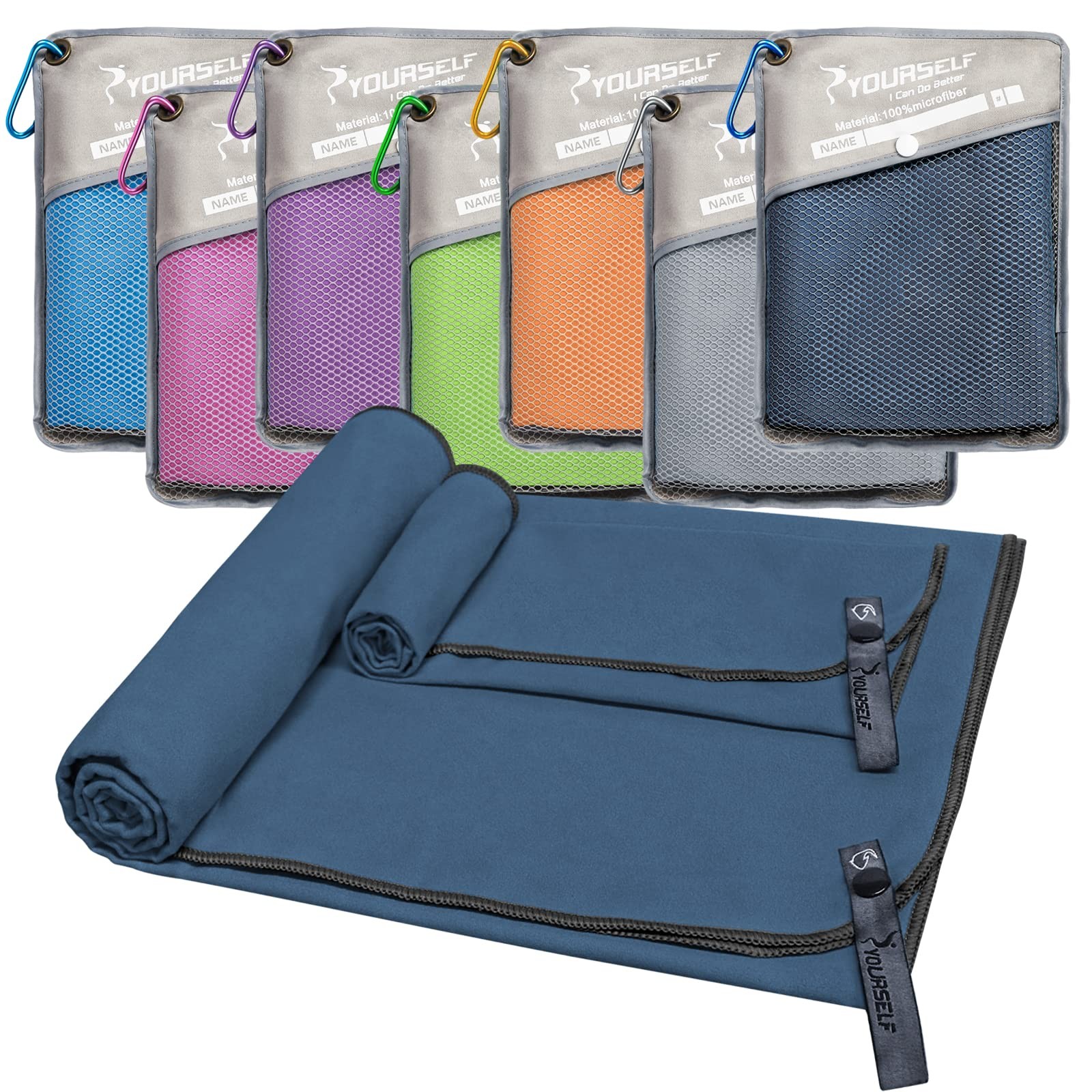 Quick Dry Soft Absorbent Xl 72x32 And 12x24 Inch