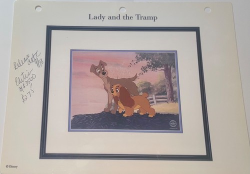 Disney Lady And The Tramp Love On The Horizon laminated promo Binder Rare