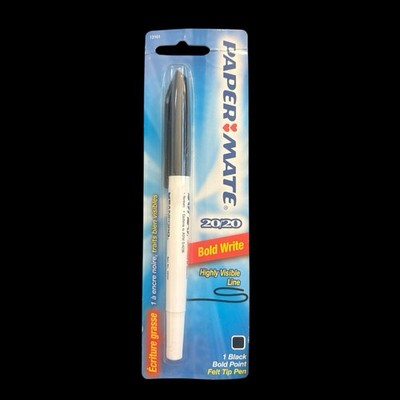 Vintage Papermate 20/20 Bold Write Pen Marker Bold Point Felt Tip Pen 2005 RARE