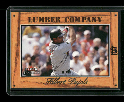 2003 Fleer Tradition Lumber Company Albert Pujols #8 EX