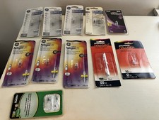 Replacement light Bulb lot Halogen, Multiple brands, Watts, Volts