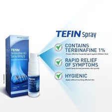 New Tefin Terbinafine HCI Spray Fungal Treatm...