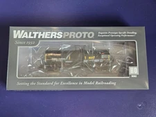HO Scale Walthers Proto Trinity 14,000 Molten Sulfur Tank Car, FHRX 136000