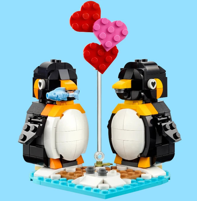 Lego 40886 Penguins In Love Valentine's Day I Love You Sweetheart