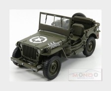 1:18 WELLY Jeep Willys 1/4 Mb Usa Army Open 1942 Military Green WE18055CGN MMC