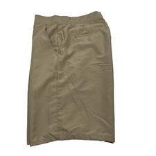 Nautica School Uniform Boys Size 13 Khaki Shorts Regular Fit Polyester Excellent
