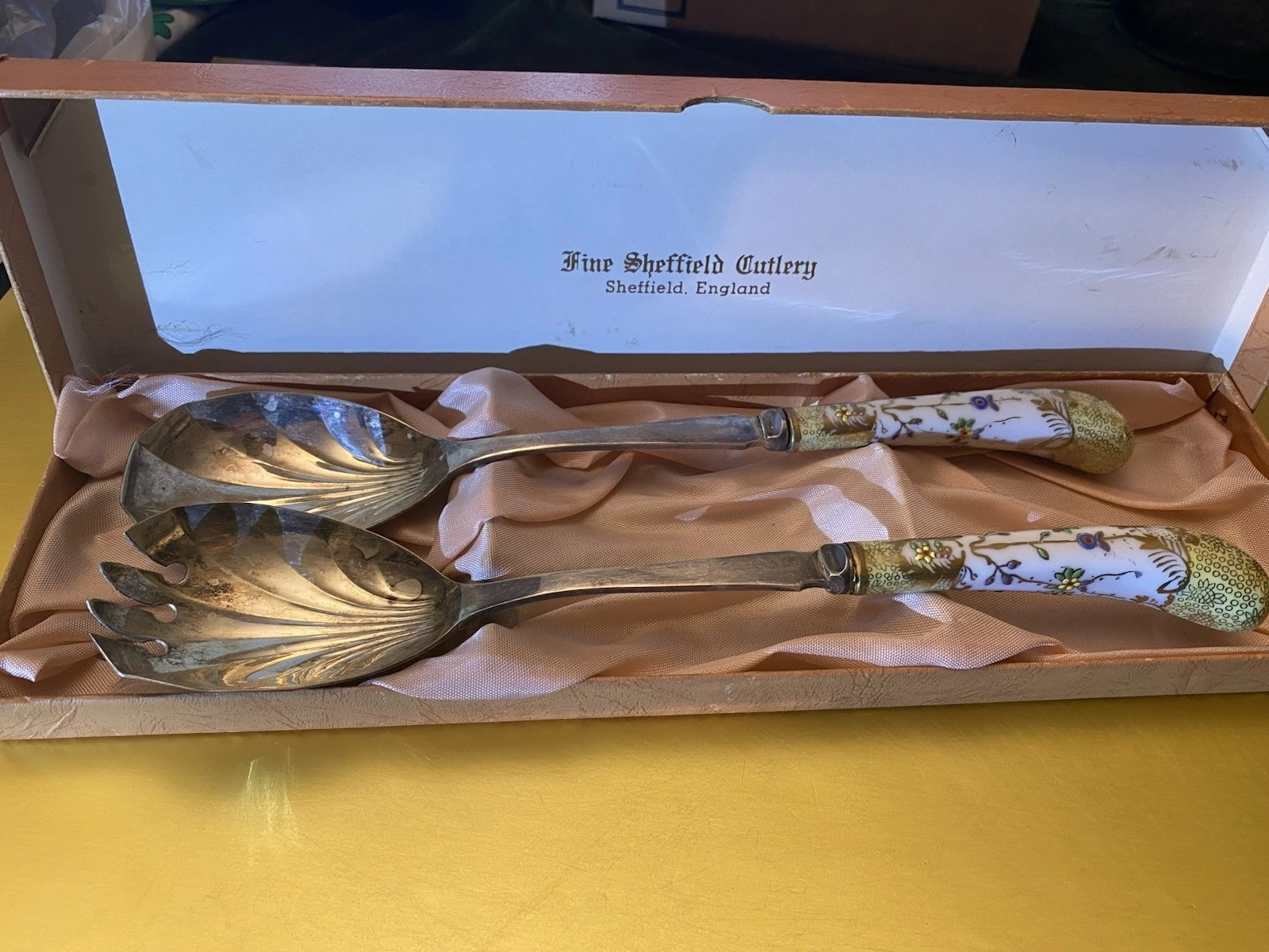 Beautiful Vintage Find Sheffield Cutlery Serving Spoons