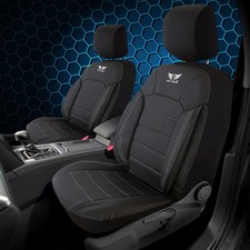 Pkw Sitzbezüge passend für Kia Optima in Schwarz Weiß Royal