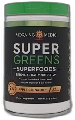 *2027-3-30* Morning Medic Super Greens Powder with 24+ Superfoods, Premium