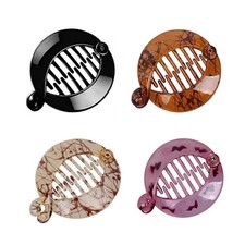 4 Pcs 2.5 Inch Banana Hair Clips, Classic Fishtail Clincher Assorted,Random